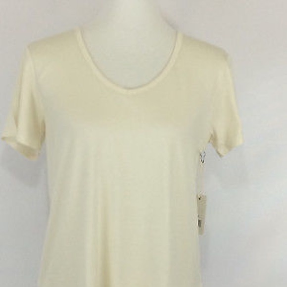 PJ Salvage Lace Back Tee V-Neck - Picture 2 of 8